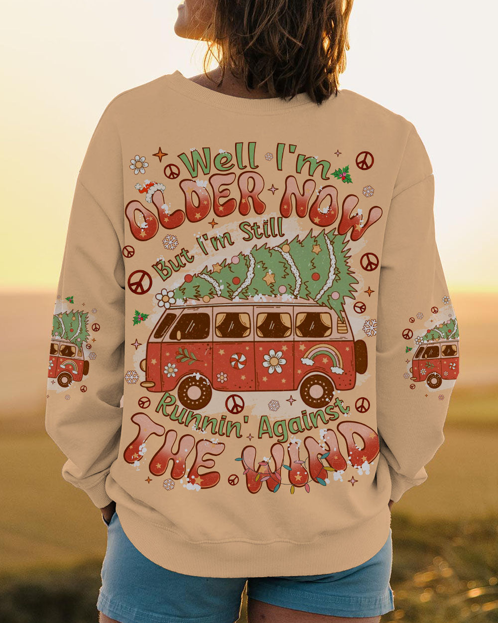 RUNNING AGAINST THE WIND CHRISTMAS ALL OVER PRINT - TYQY1810244