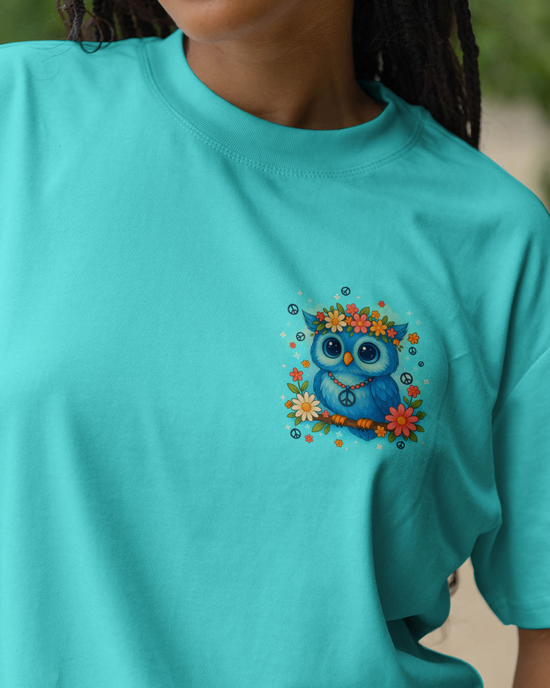 WHISPER WORDS OF WISDOM LET IT BE OWL ALL OVER PRINT - TYQY1810252