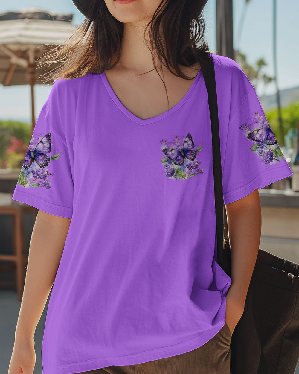 WHISPER WORDS OF WISDOM LET IT BE BUTTERFLY ALL OVER PRINT - TYTD1710252