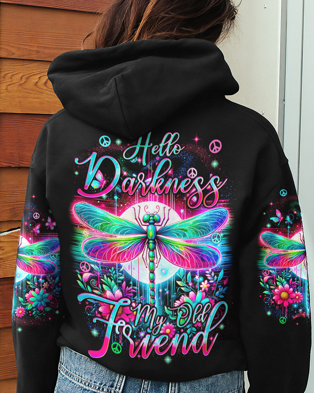 HELLO DARKNESS MY OLD FRIEND DRAGONFLY ALL OVER PRINT - TYQY1812234