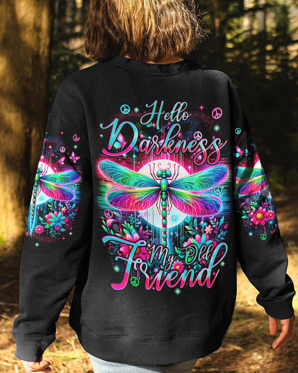 HELLO DARKNESS MY OLD FRIEND DRAGONFLY ALL OVER PRINT - TYQY1812234