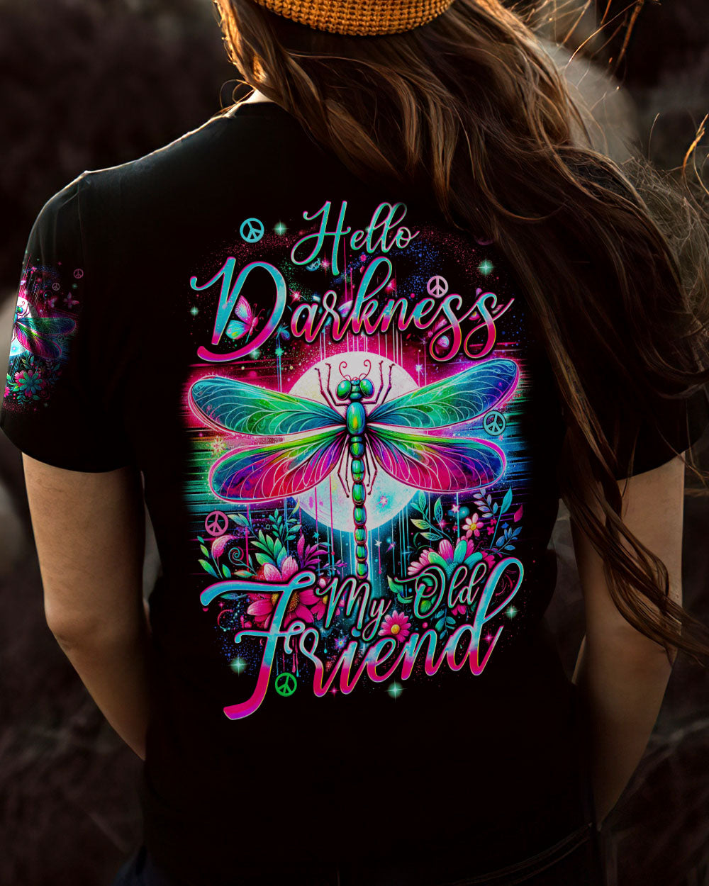 HELLO DARKNESS MY OLD FRIEND DRAGONFLY ALL OVER PRINT - TYQY1812234