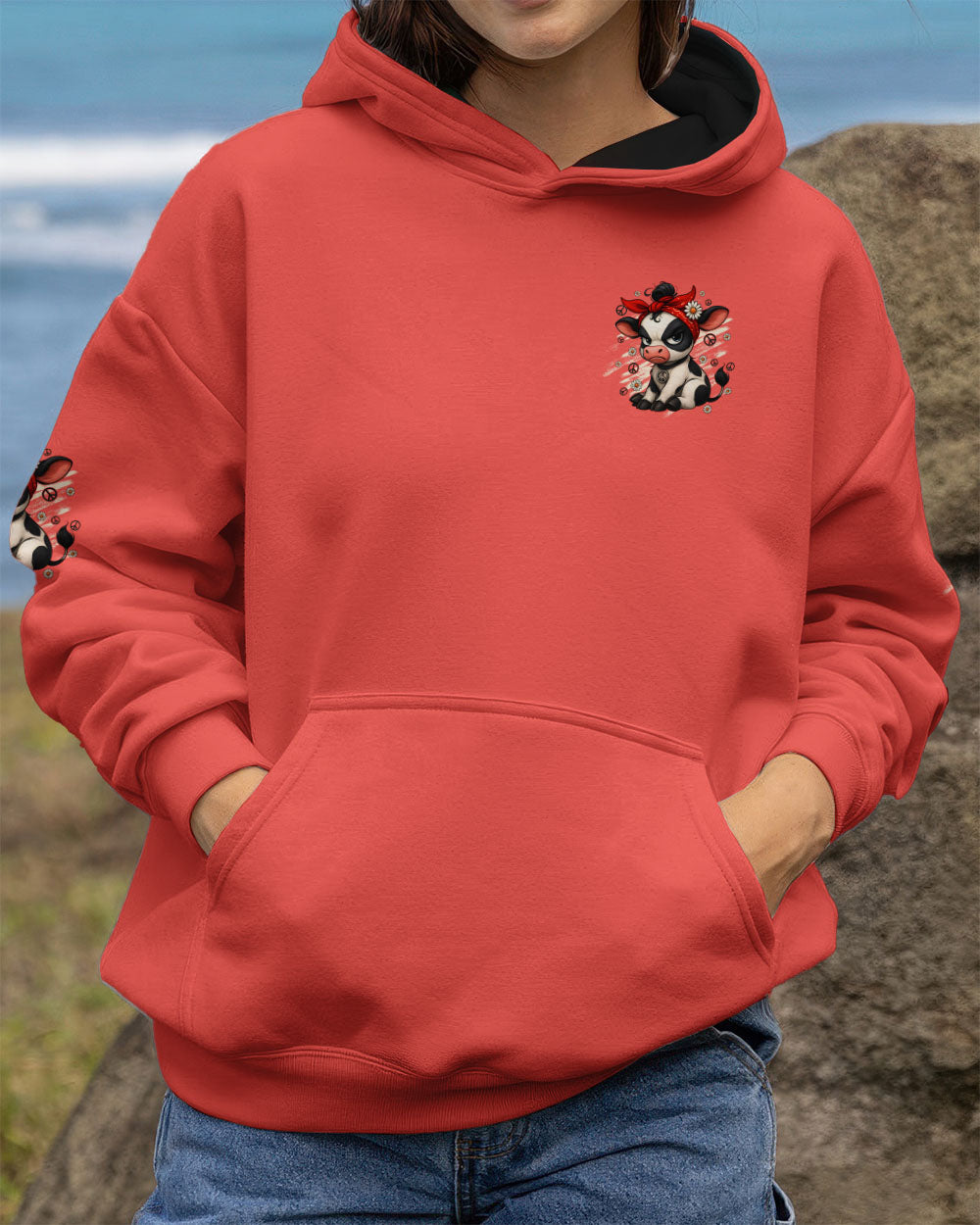 SORRY I'M CRANKY COW ALL OVER PRINT - TYQY1906251