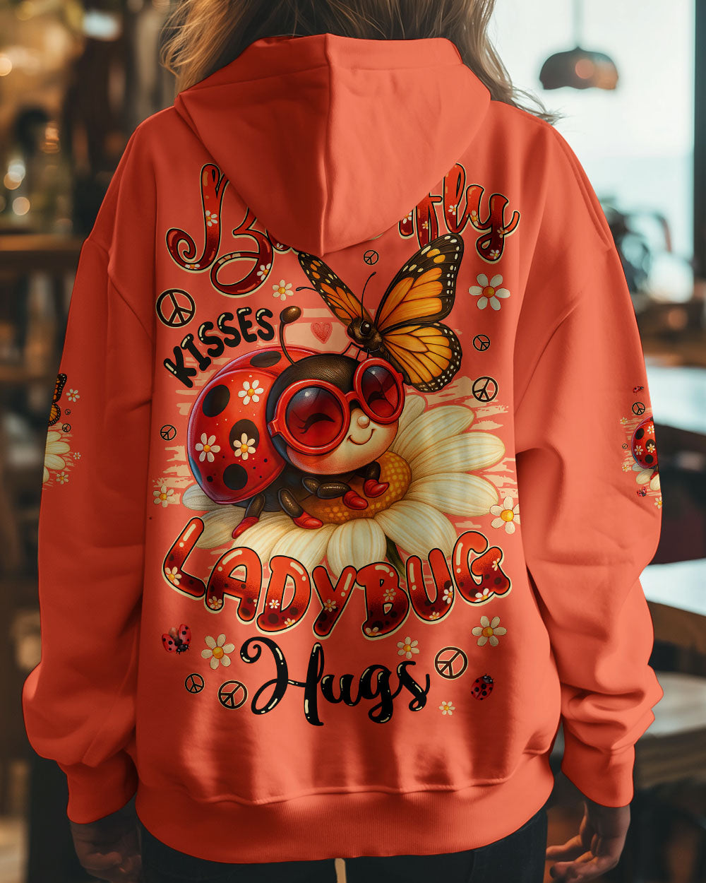 BUTTERFLY KISSES LADYBUG HUGS ALL OVER PRINT - TYQY1906253