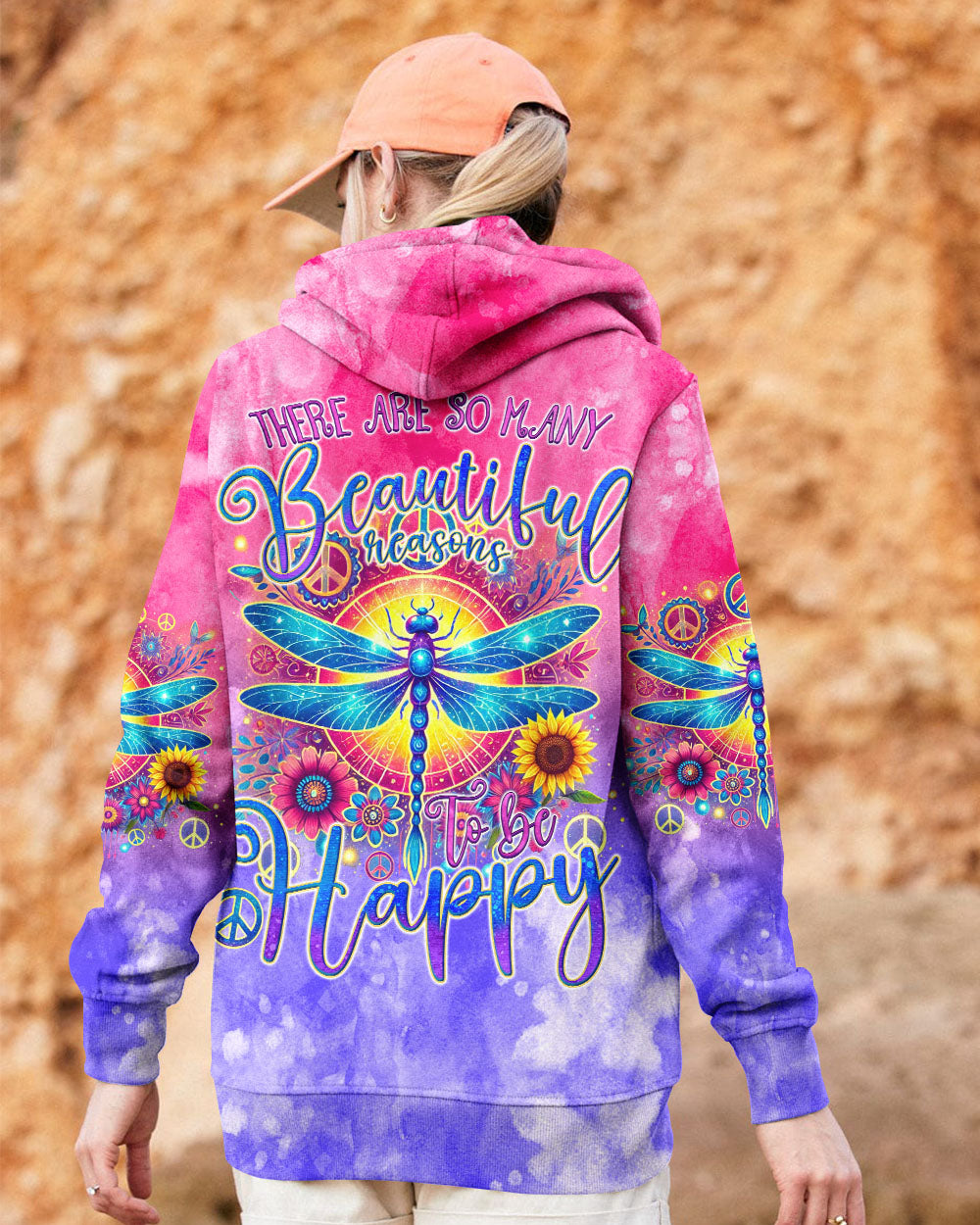 BEAUTIFUL REASONS TO BE HAPPY DRAGONFLY ALL OVER PRINT - TYQY1907245