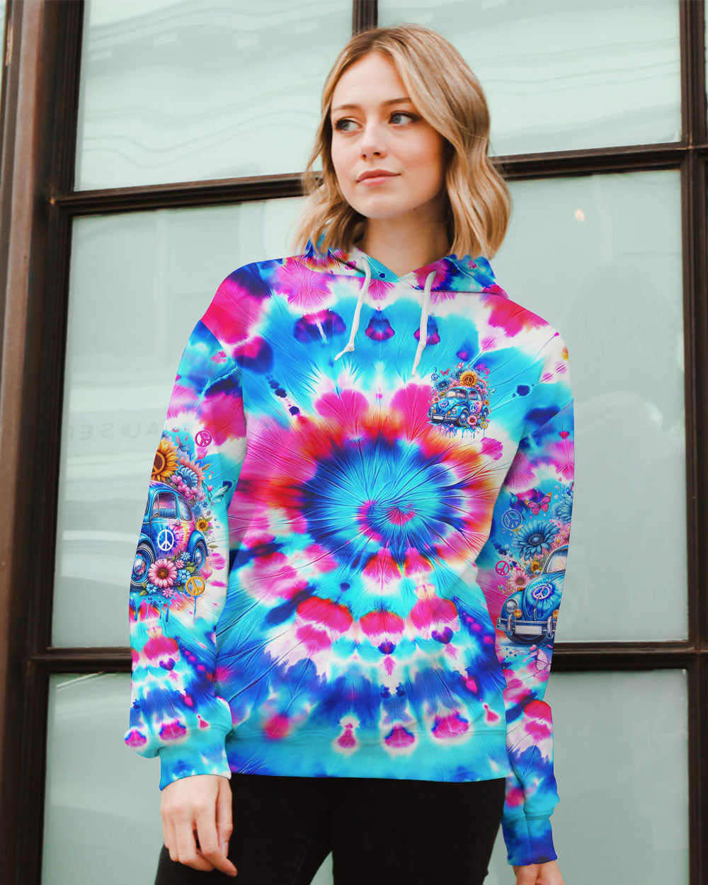 RUNNING AGAINST THE WIND TIE DYE ALL OVER PRINT - TYQY2001243
