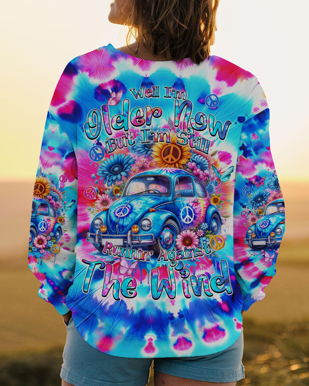RUNNING AGAINST THE WIND TIE DYE ALL OVER PRINT - TYQY2001243