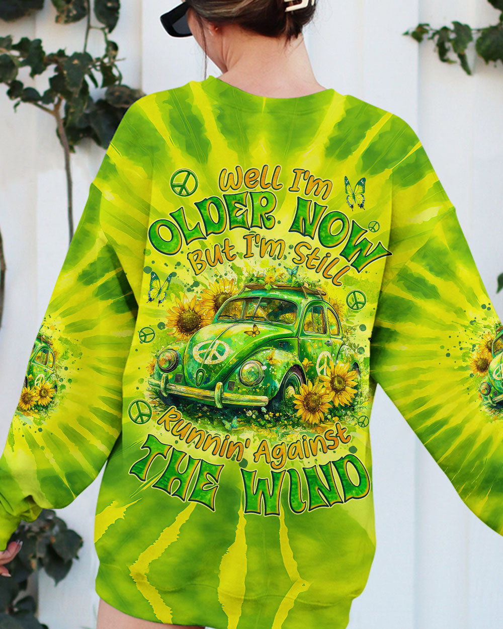 RUNNING AGAINST THE WIND BEETLE CAR TIE DYE ALL OVER PRINT - TYQY2001251