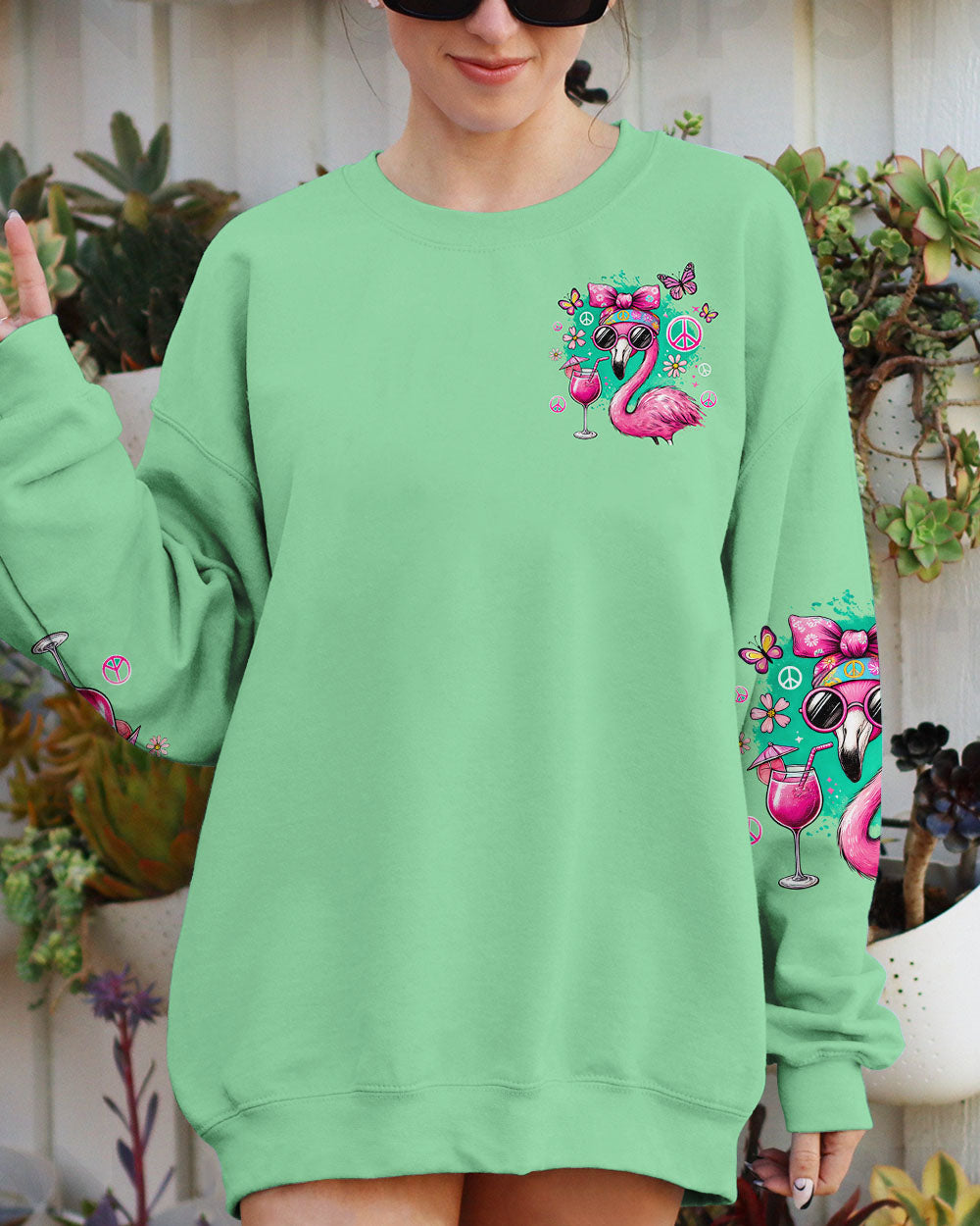 ALWAYS BE YOURSELF FLAMINGO ALL OVER PRINT - TYQY2006246