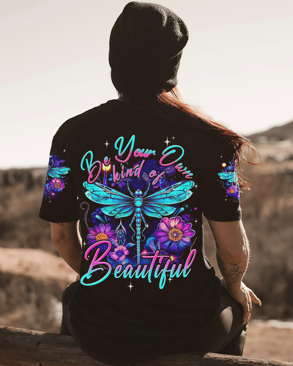 BE YOUR OWN KIND OF BEAUTIFUL DRAGONFLY ALL OVER PRINT - TYQY2008231
