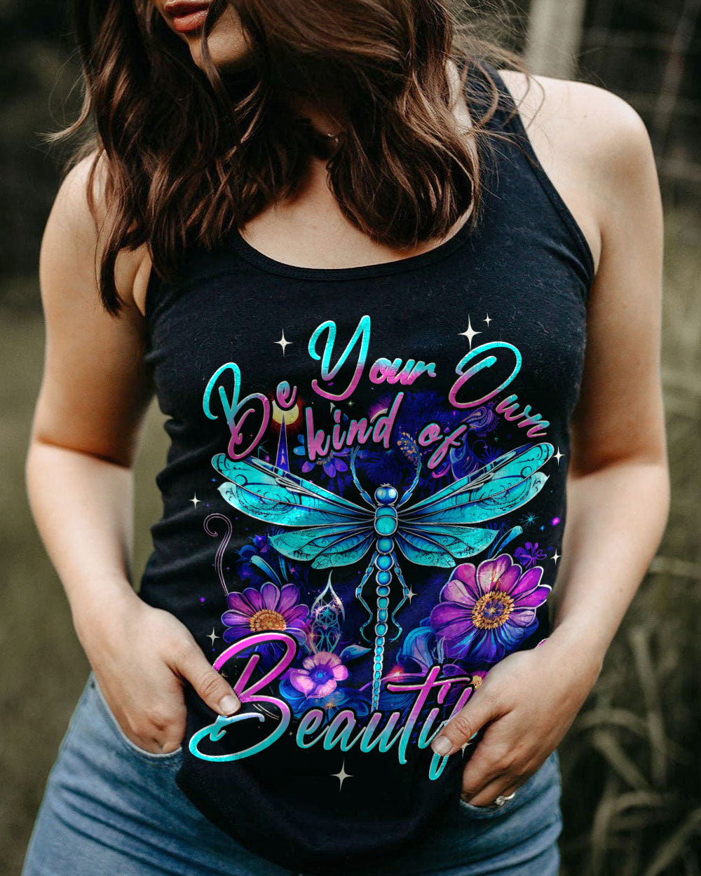 BE YOUR OWN KIND OF BEAUTIFUL DRAGONFLY ALL OVER PRINT - TYQY2008231