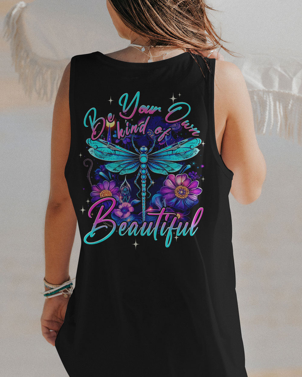 BE YOUR OWN KIND OF BEAUTIFUL DRAGONFLY ALL OVER PRINT - TYQY2008231