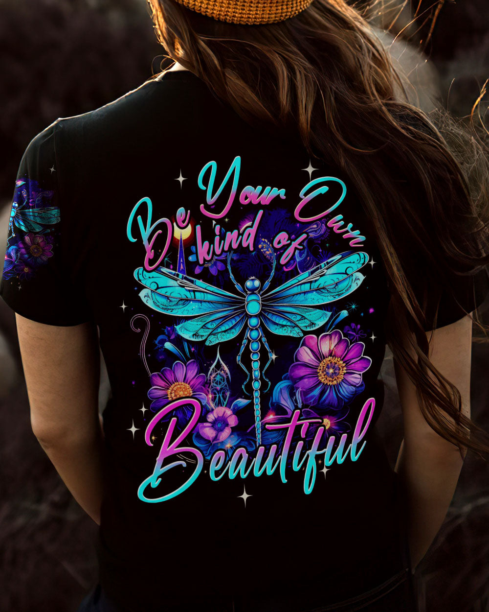 BE YOUR OWN KIND OF BEAUTIFUL DRAGONFLY ALL OVER PRINT - TYQY2008231