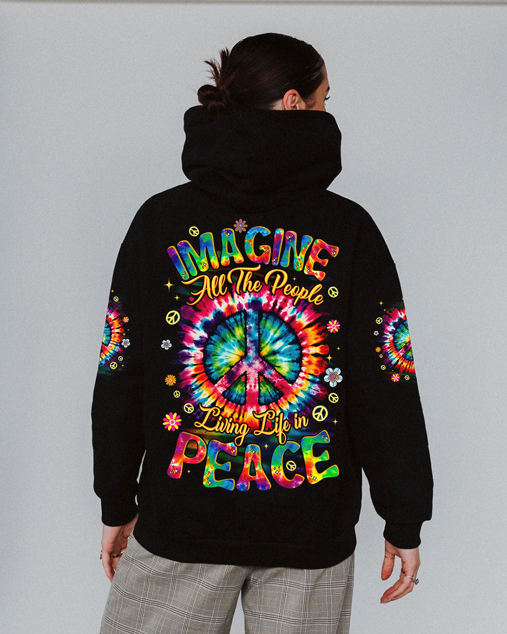 IMAGINE ALL THE PEOPLE LIVING LIFE IN PEACE TIE DYE ALL OVER PRINT - TYQY2105251