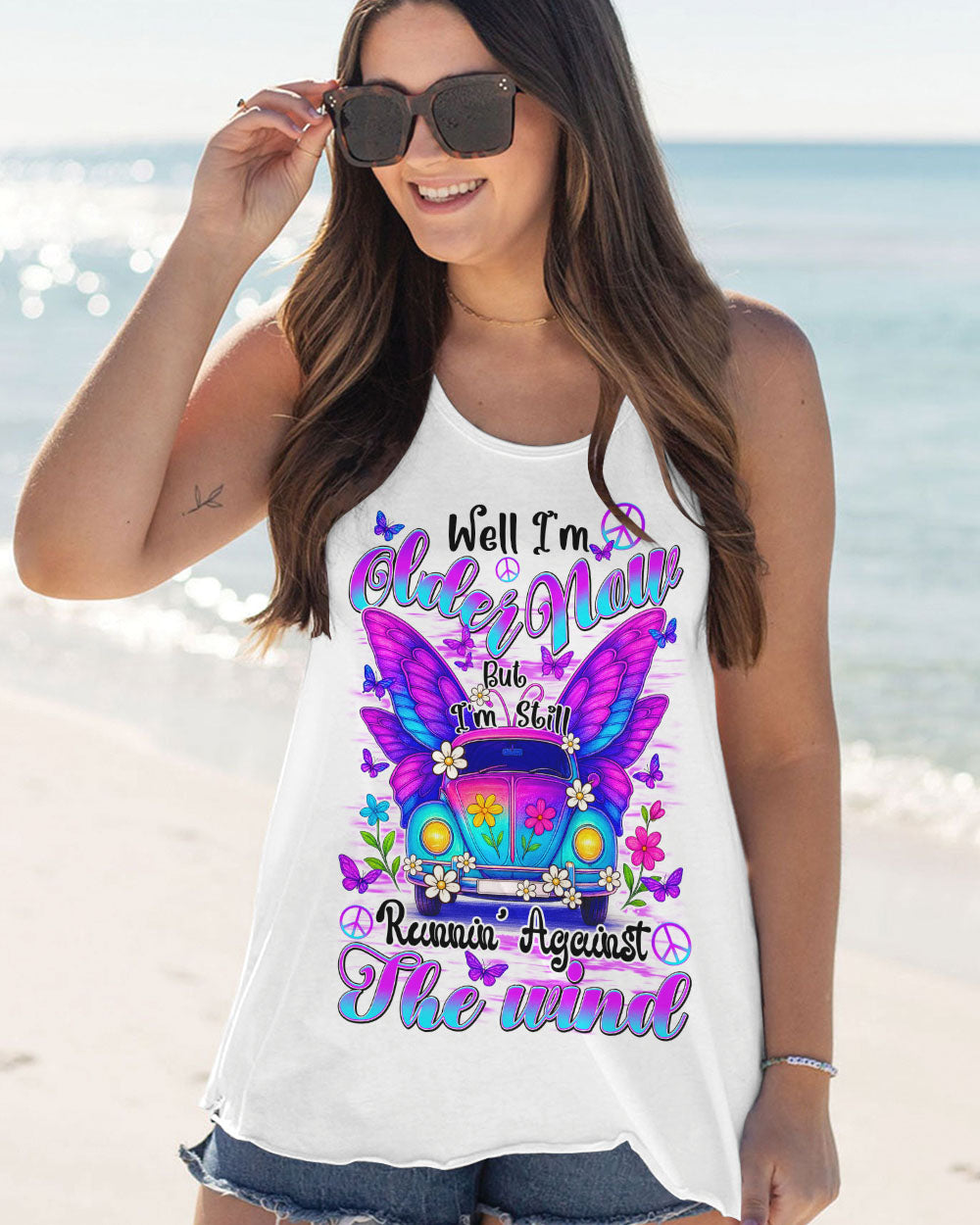 RUNNING AGAINST THE WIND BUTTERFLY CAR ALL OVER PRINT - TYQY1405251