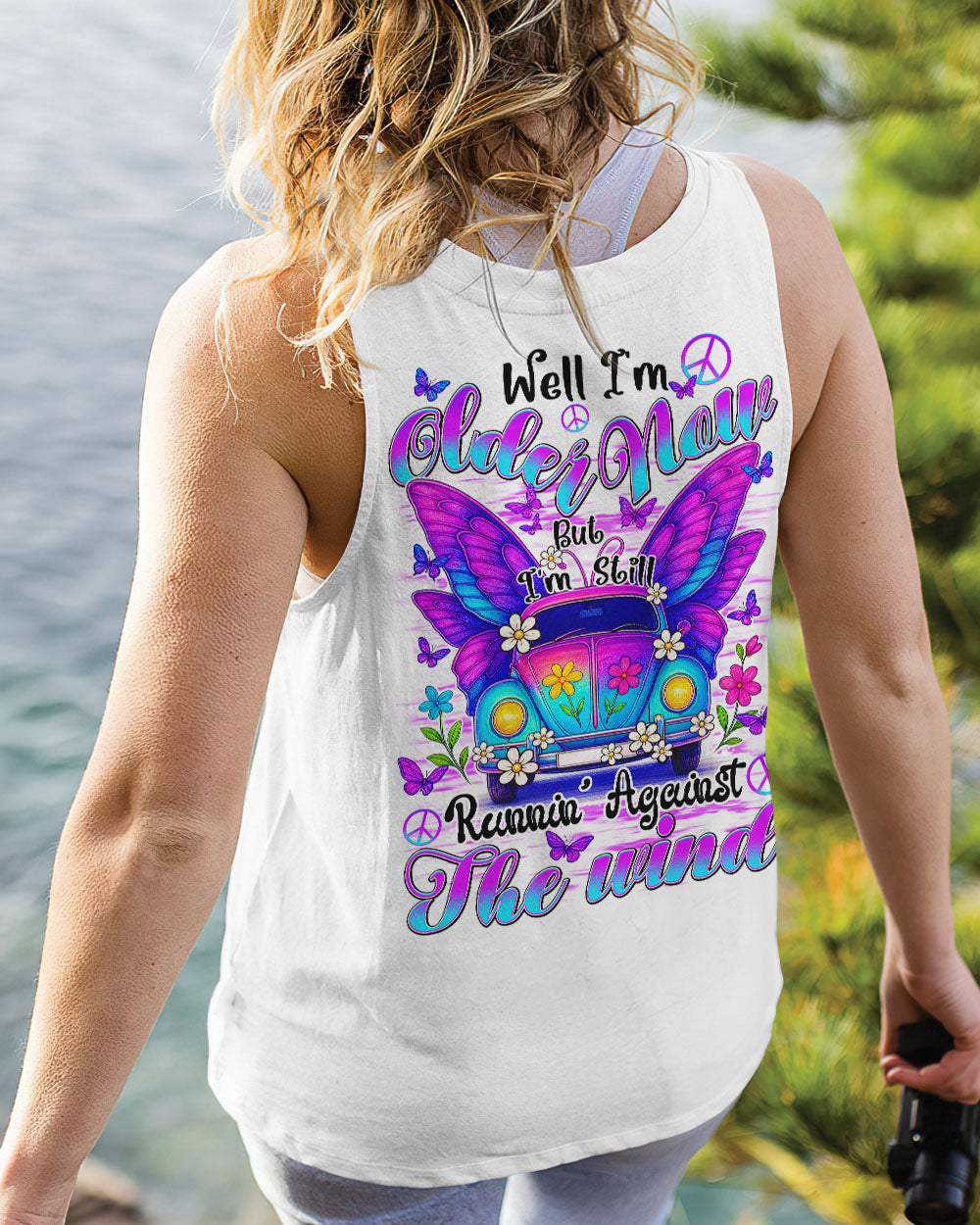 RUNNING AGAINST THE WIND BUTTERFLY CAR ALL OVER PRINT - TYQY1405251