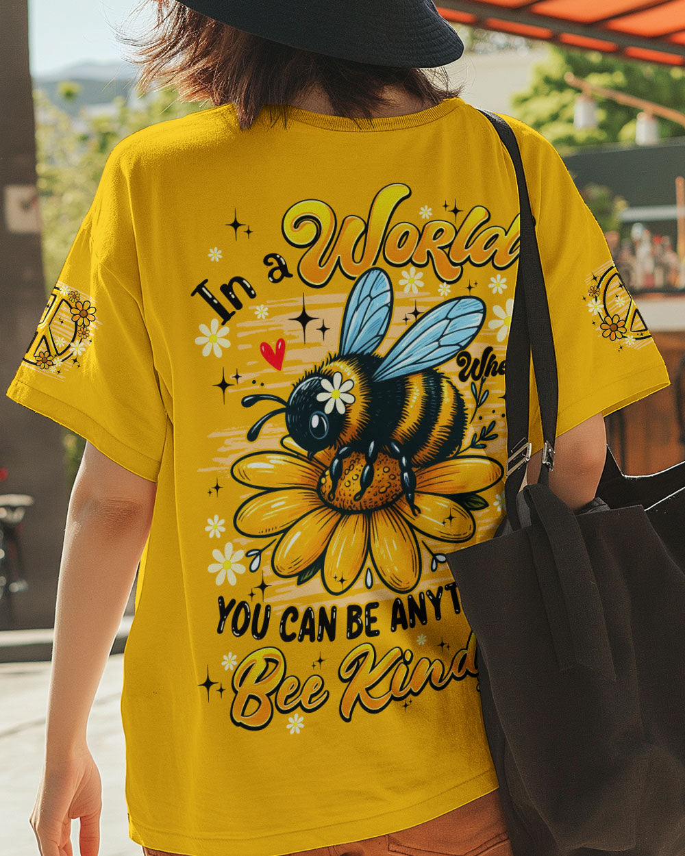 IN A WORLD WHERE YOU CAN BE ANYTHING BEE KIND ALL OVER PRINT - TYQY2205255