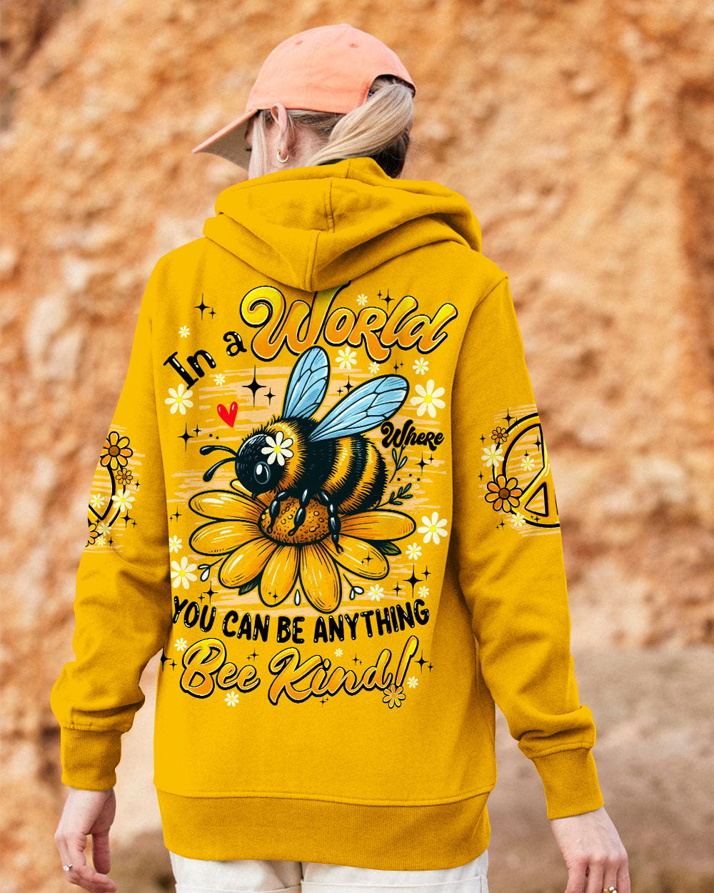 IN A WORLD WHERE YOU CAN BE ANYTHING BEE KIND ALL OVER PRINT - TYQY2205255