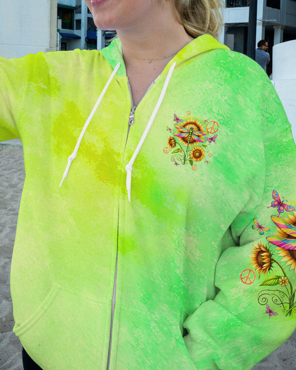HIPPIE SOUL DRAGONFLY AND SUNFLOWER ALL OVER PRINT - TYQY2207244
