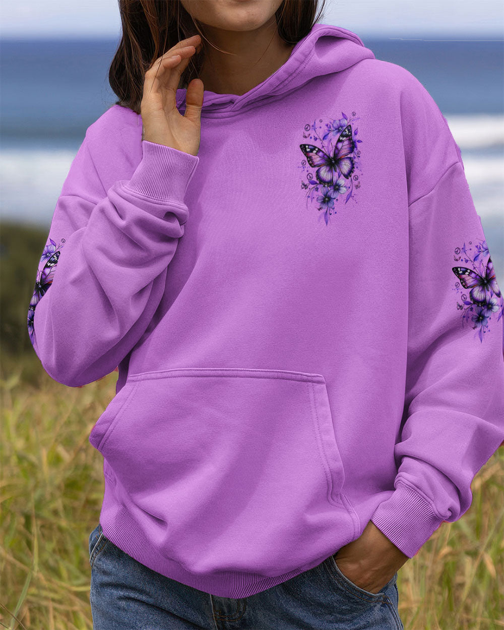 WHISPER WORDS OF WISDOM LET IT BE BUTTERFLY ALL OVER PRINT - TYQY2210251