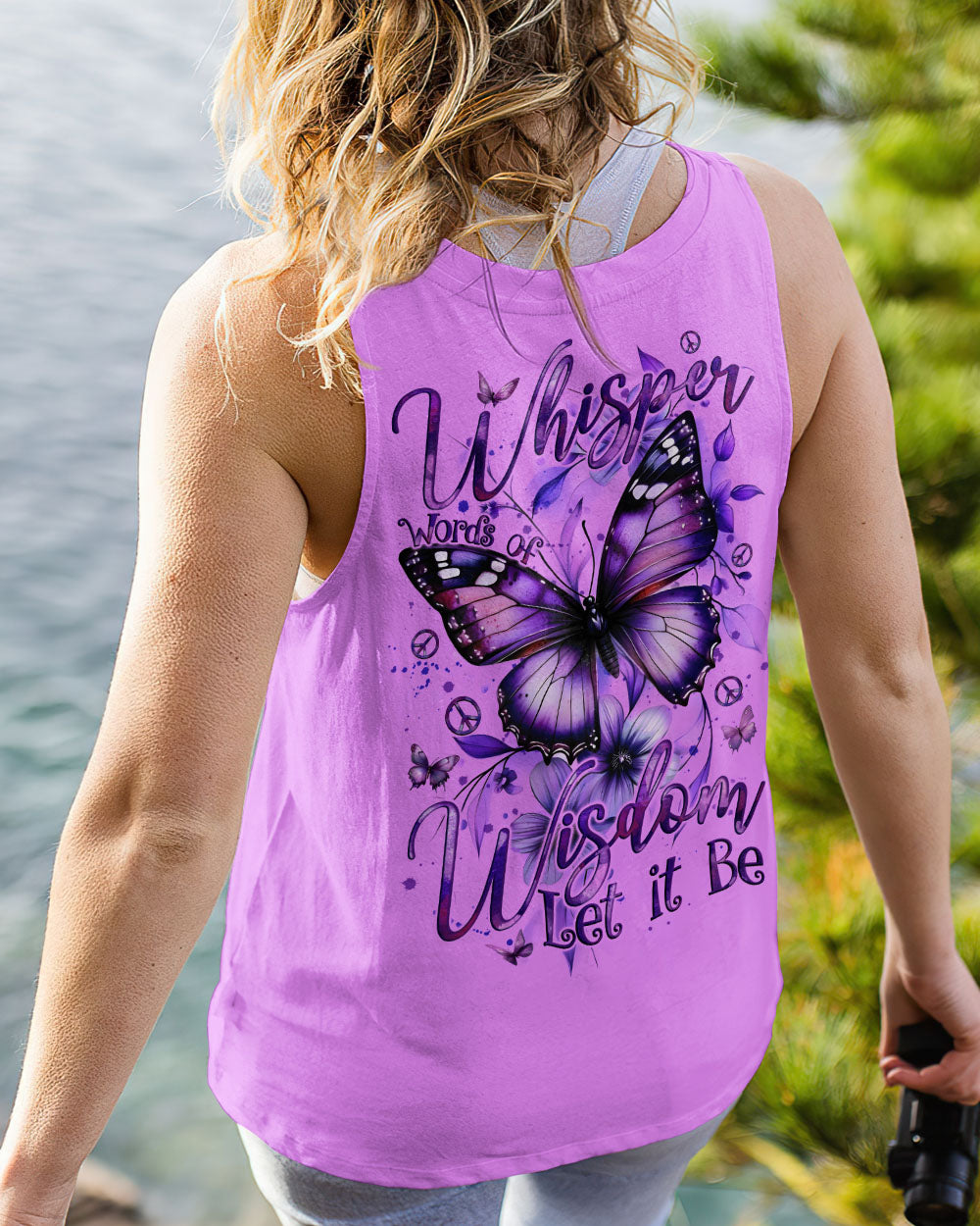 WHISPER WORDS OF WISDOM LET IT BE BUTTERFLY ALL OVER PRINT - TYQY2210251