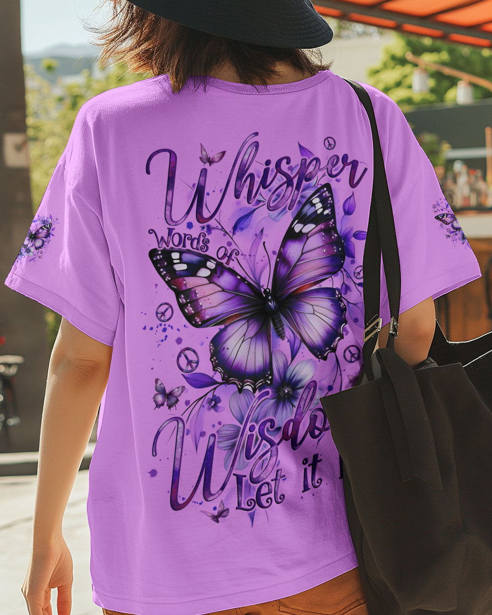 WHISPER WORDS OF WISDOM LET IT BE BUTTERFLY ALL OVER PRINT - TYQY2210251