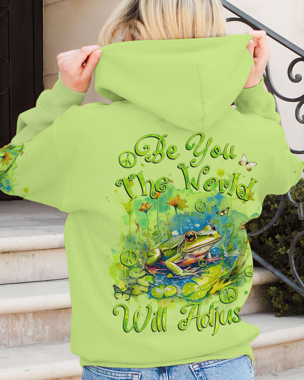 BE YOU THE WORLD WILL ADJUST ALL OVER PRINT - TYQY2211233