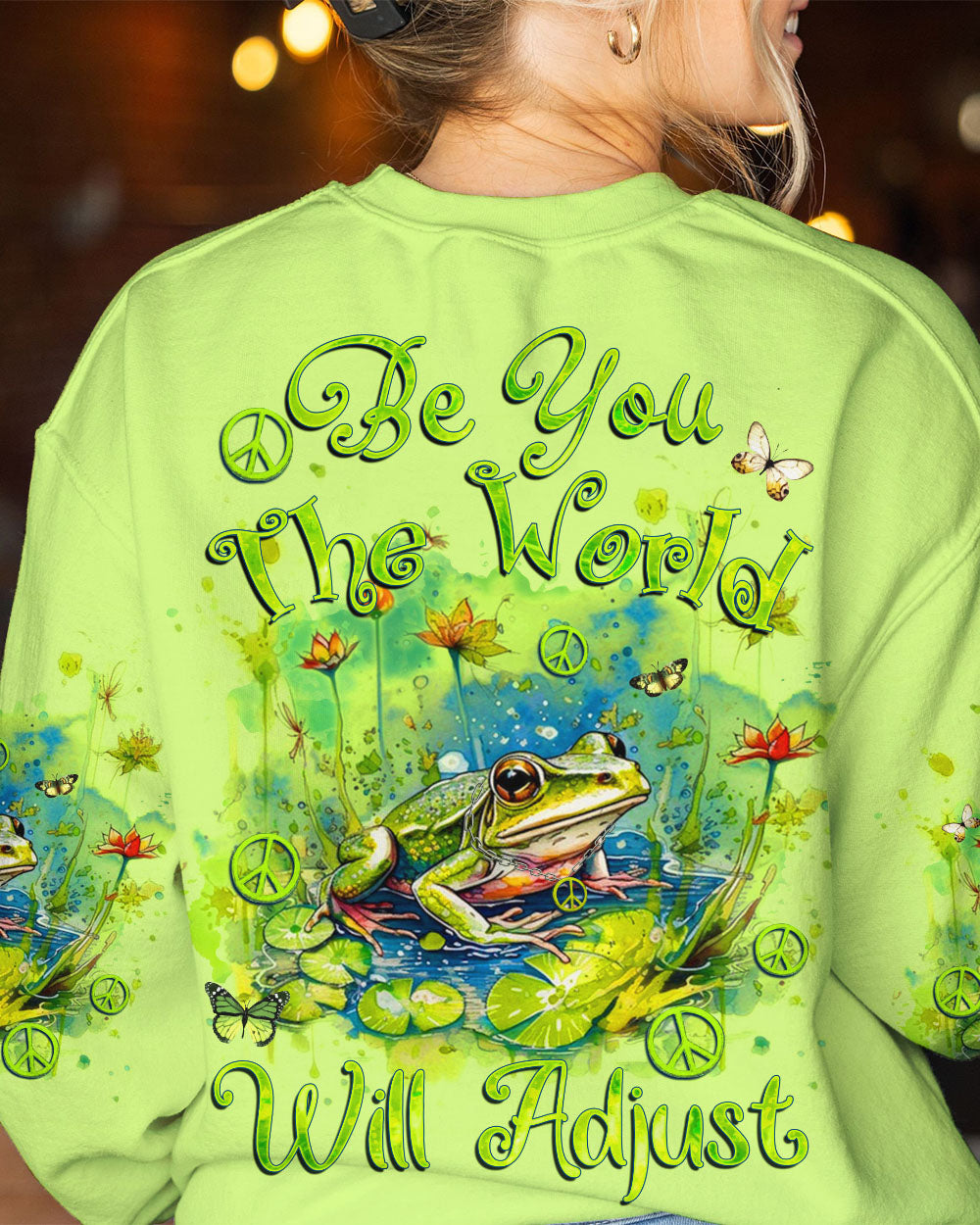 BE YOU THE WORLD WILL ADJUST ALL OVER PRINT - TYQY2211233