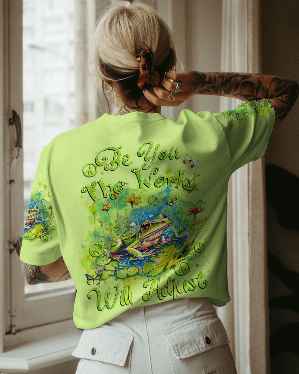 BE YOU THE WORLD WILL ADJUST ALL OVER PRINT - TYQY2211233