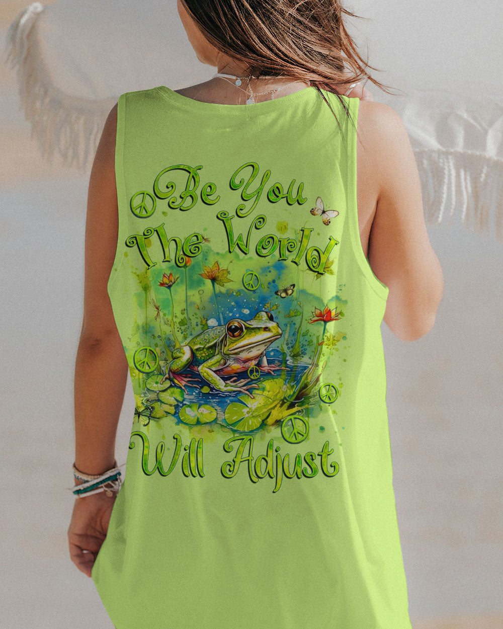 BE YOU THE WORLD WILL ADJUST ALL OVER PRINT - TYQY2211233