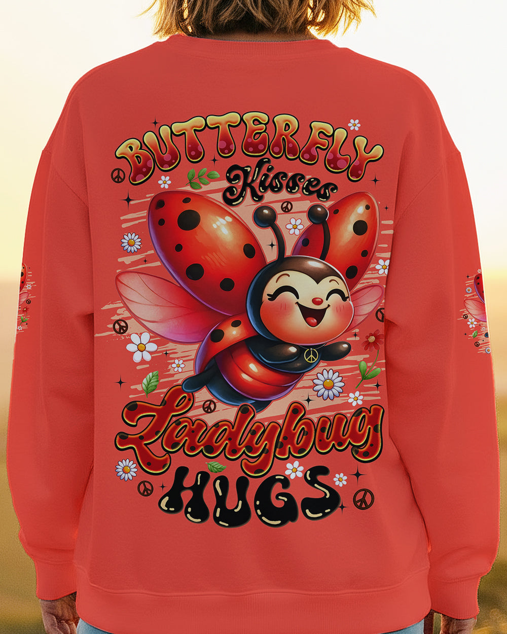 BUTTERFLY KISSES AND LADYBUG HUGS ALL OVER PRINT - TYQY2212251