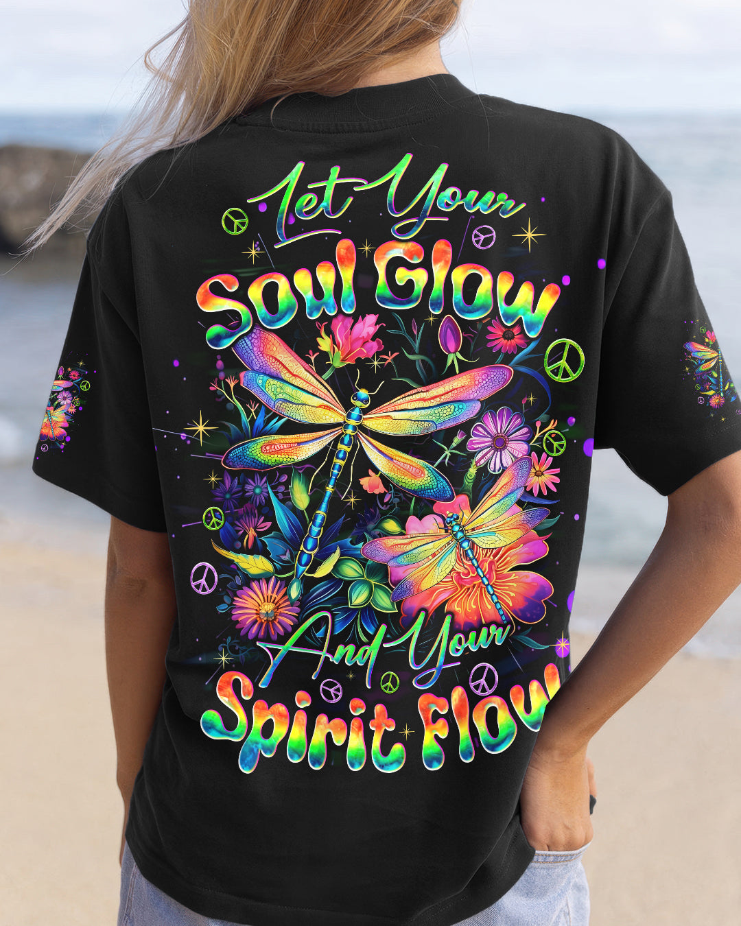 LET YOUR SOUL GLOW DRAGONFLY ALL OVER PRINT - TYQY2301261