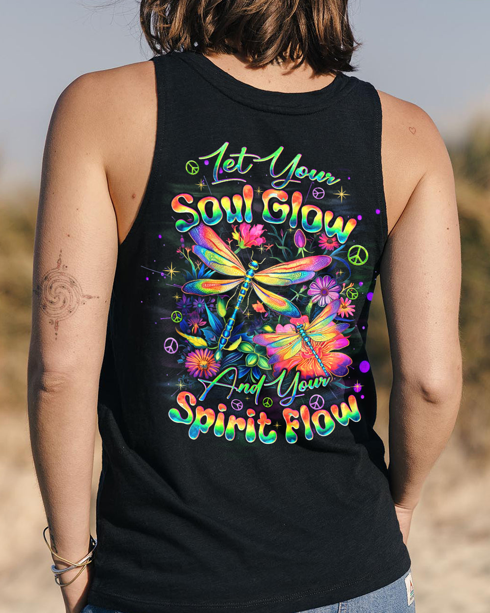 LET YOUR SOUL GLOW DRAGONFLY ALL OVER PRINT - TYQY2301261