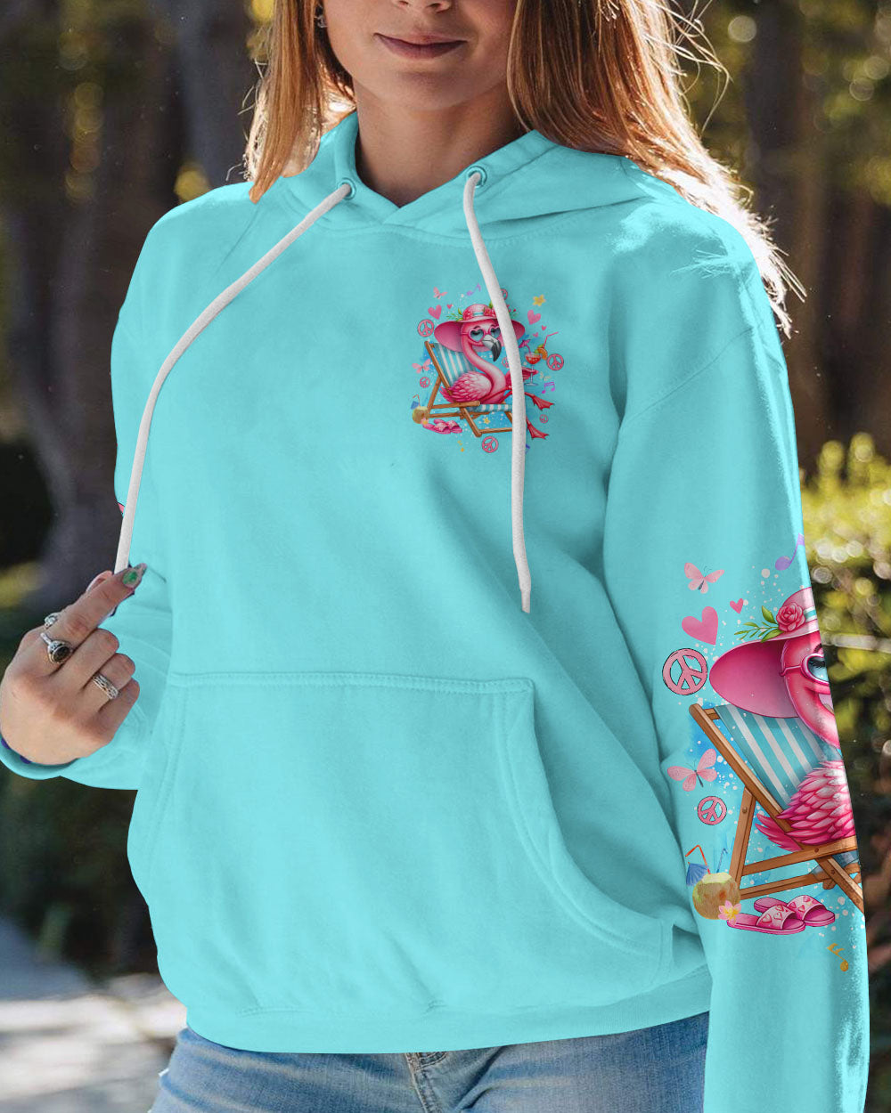 I'M JUST FANCY FLAMINGO ALL OVER PRINT - TYQY2305244