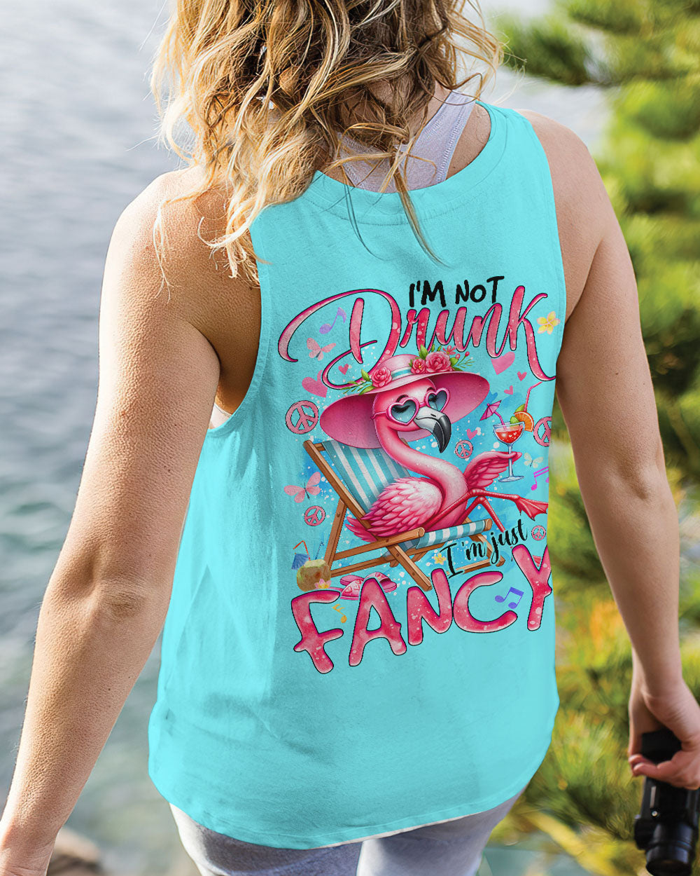 I'M JUST FANCY FLAMINGO ALL OVER PRINT - TYQY2305244