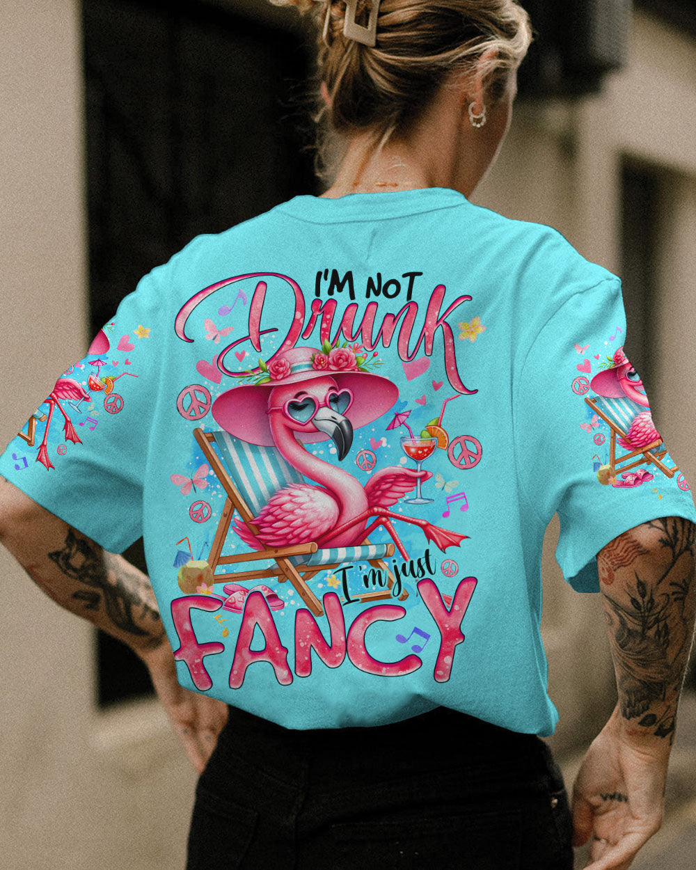 I'M JUST FANCY FLAMINGO ALL OVER PRINT - TYQY2305244