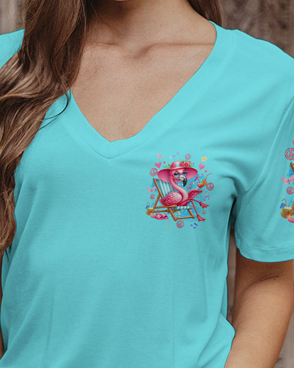 I'M JUST FANCY FLAMINGO ALL OVER PRINT - TYQY2305244