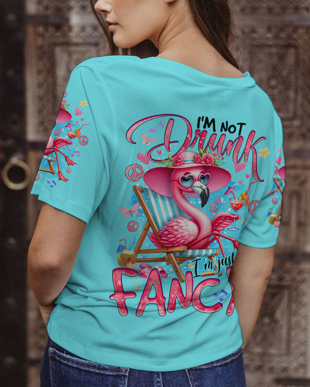 I'M JUST FANCY FLAMINGO ALL OVER PRINT - TYQY2305244