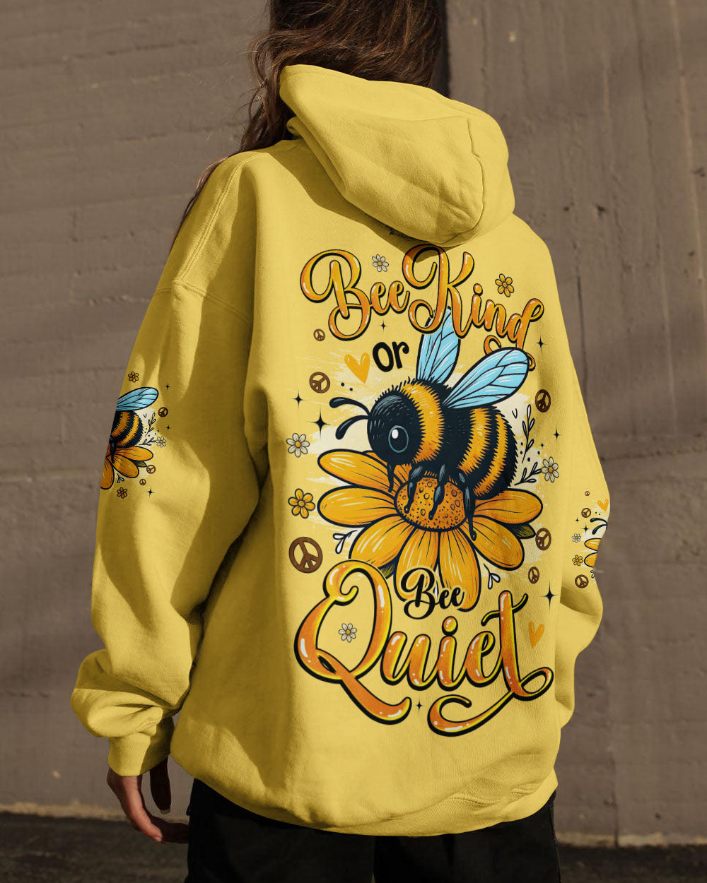 BEE KIND OR BEE QUIET ALL OVER PRINT - TYQY2306252