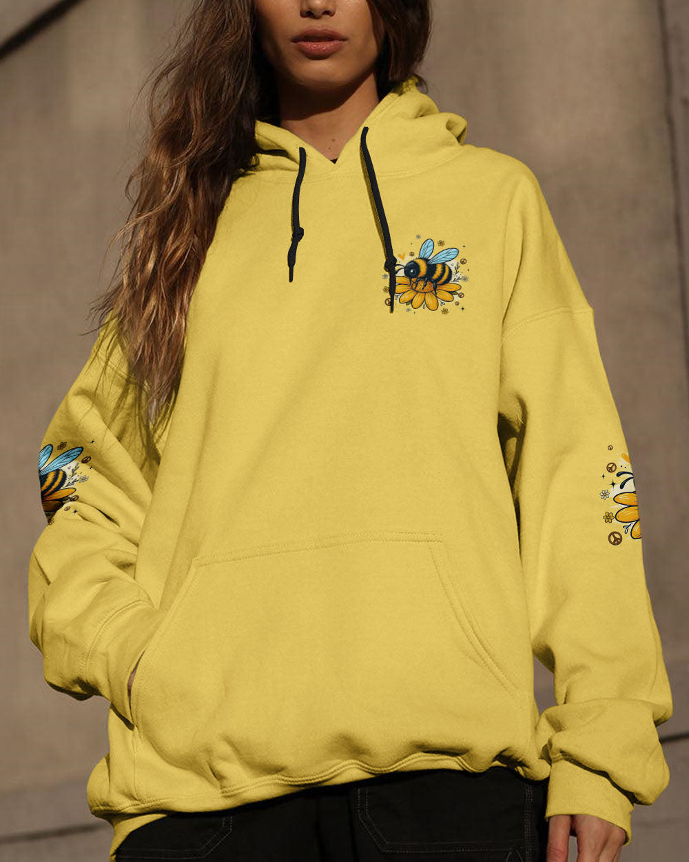 BEE KIND OR BEE QUIET ALL OVER PRINT - TYQY2306252