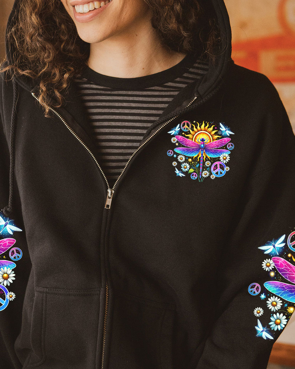 JUST BREATHE DRAGONFLY ALL OVER PRINT - TYQY2307241