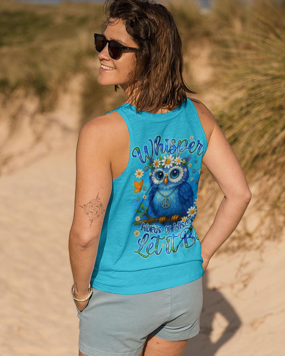 WHISPER WORDS OF WISDOM LET IT BE OWL ALL OVER PRINT - TYQY2310252