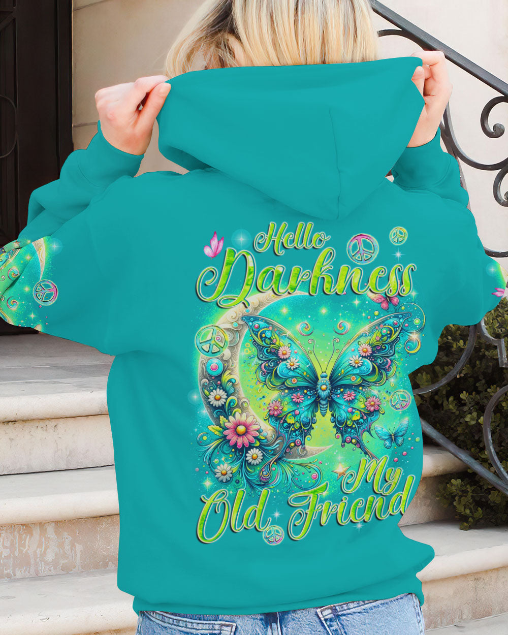HELLO DARKNESS MY OLD FRIEND BUTTERFLY ALL OVER PRINT - TYQY2311234