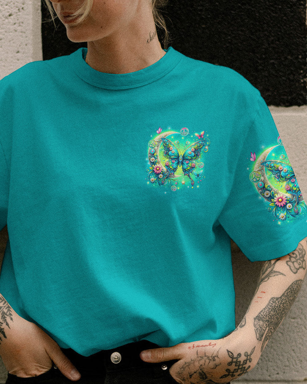 HELLO DARKNESS MY OLD FRIEND BUTTERFLY ALL OVER PRINT - TYQY2311234