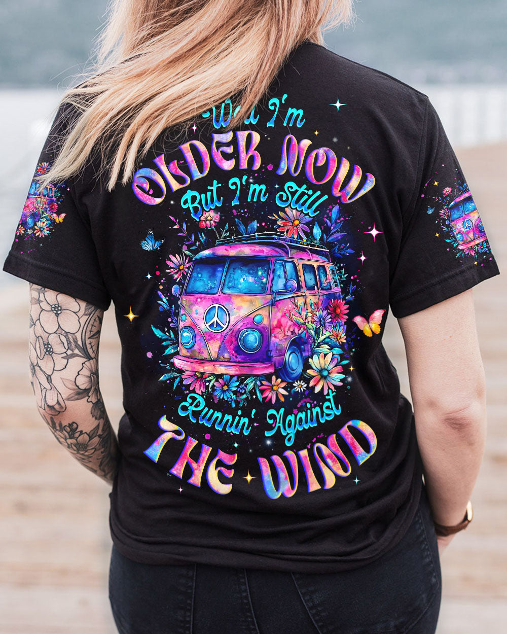 RUNNING AGAINST THE WIND ALL OVER PRINT - TYQY2402253