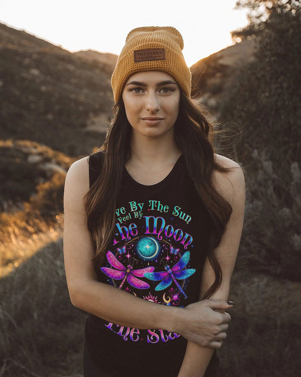 LIVE BY THE SUN DRAGONFLIES ALL OVER PRINT - TYQY2402254