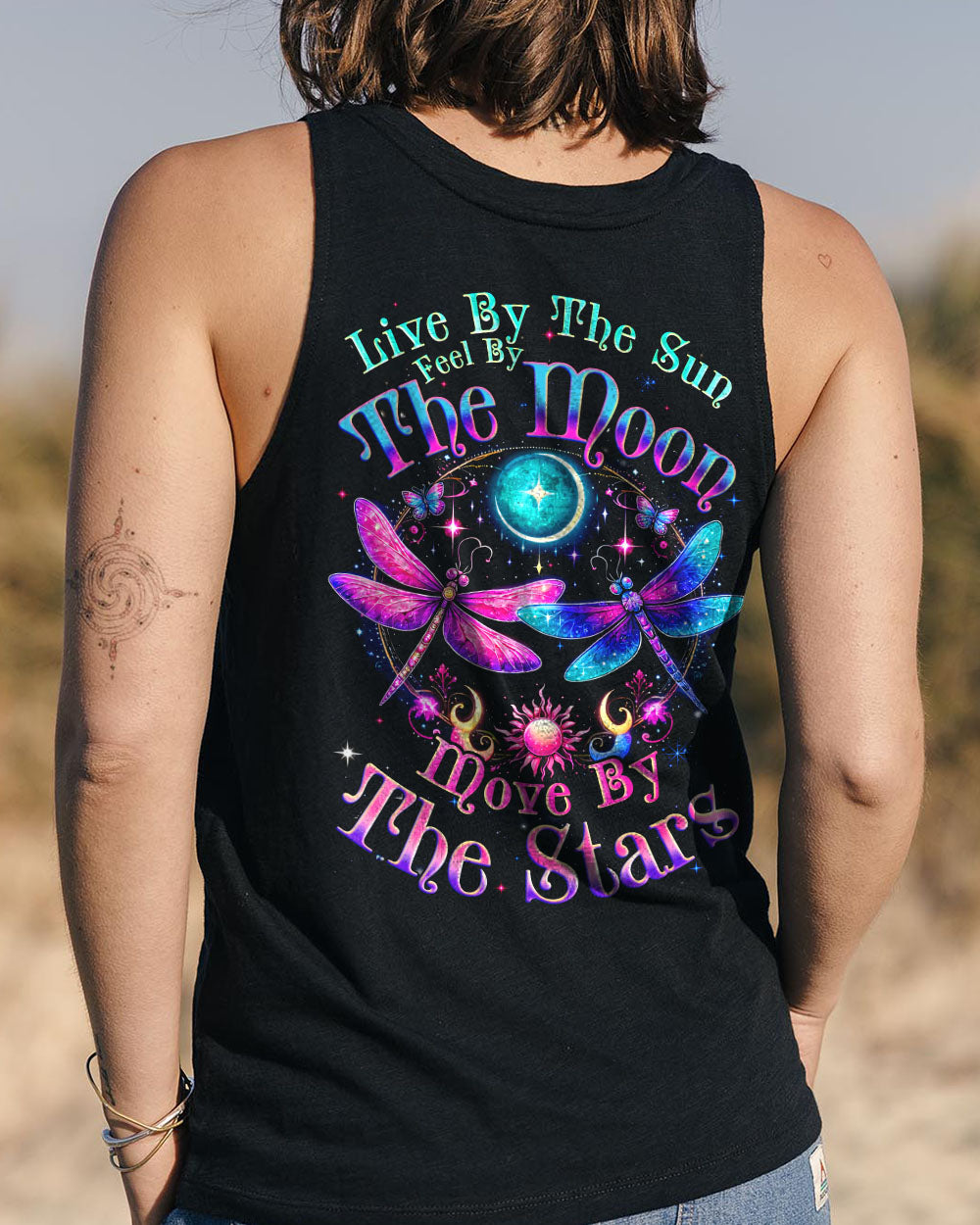 LIVE BY THE SUN DRAGONFLIES ALL OVER PRINT - TYQY2402254