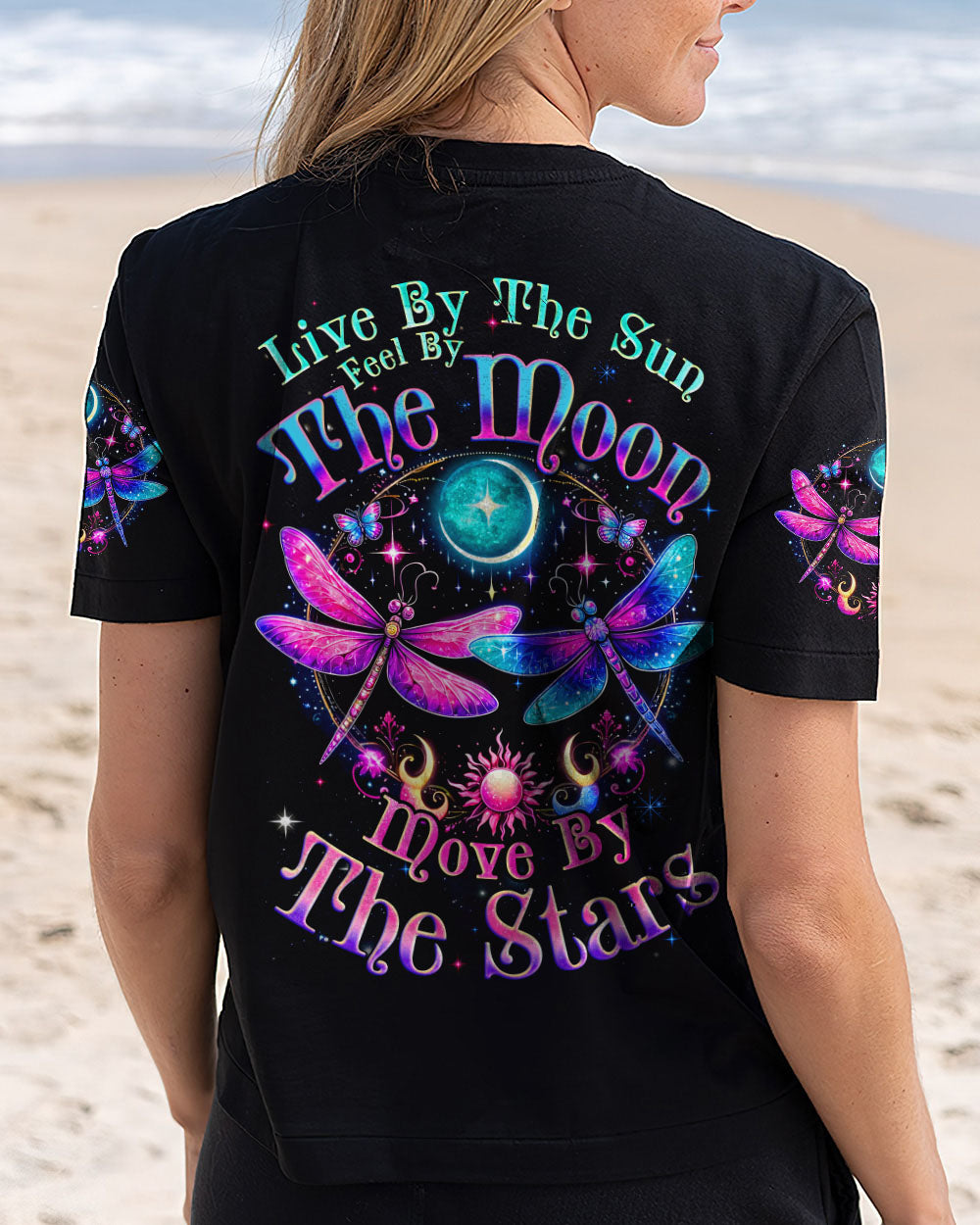LIVE BY THE SUN DRAGONFLIES ALL OVER PRINT - TYQY2402254