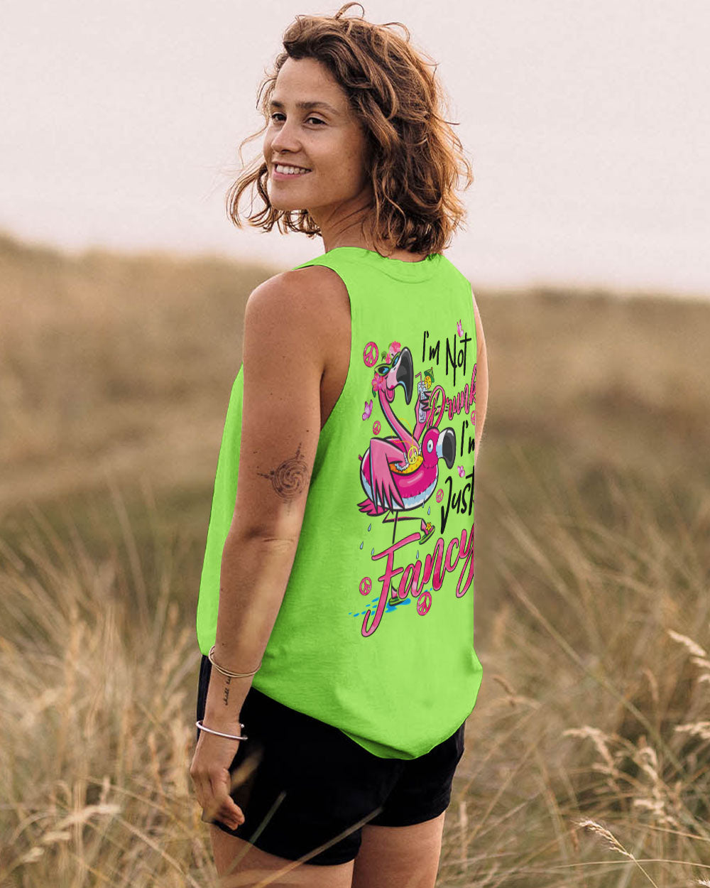 I'M JUST FANCY FLAMINGO ALL OVER PRINT - TYQY2404245