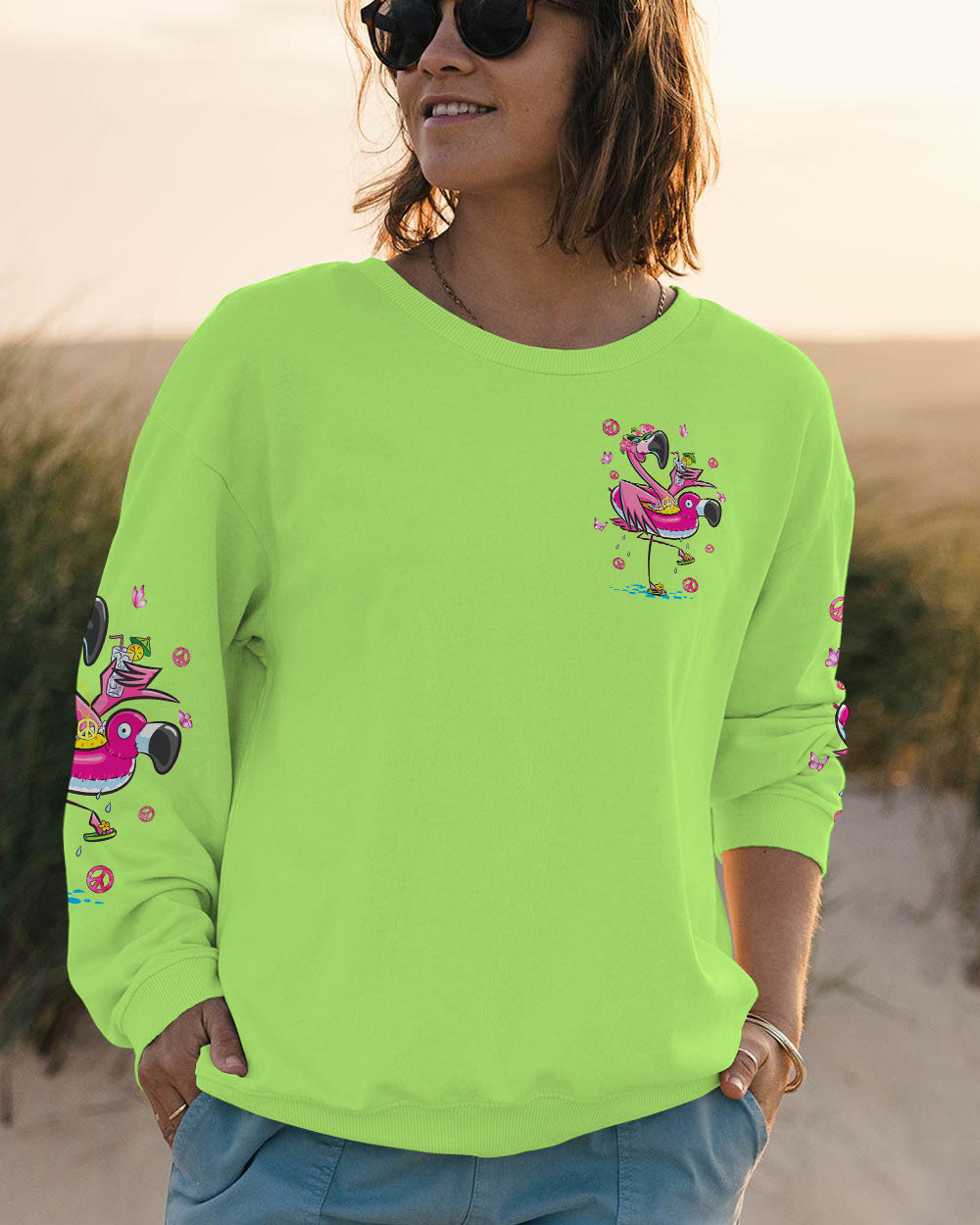 I'M JUST FANCY FLAMINGO ALL OVER PRINT - TYQY2404245